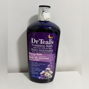 Dr Teal's Foaming Bath Epsom Salt, Melatonin Bath, Lavender & Chamomile